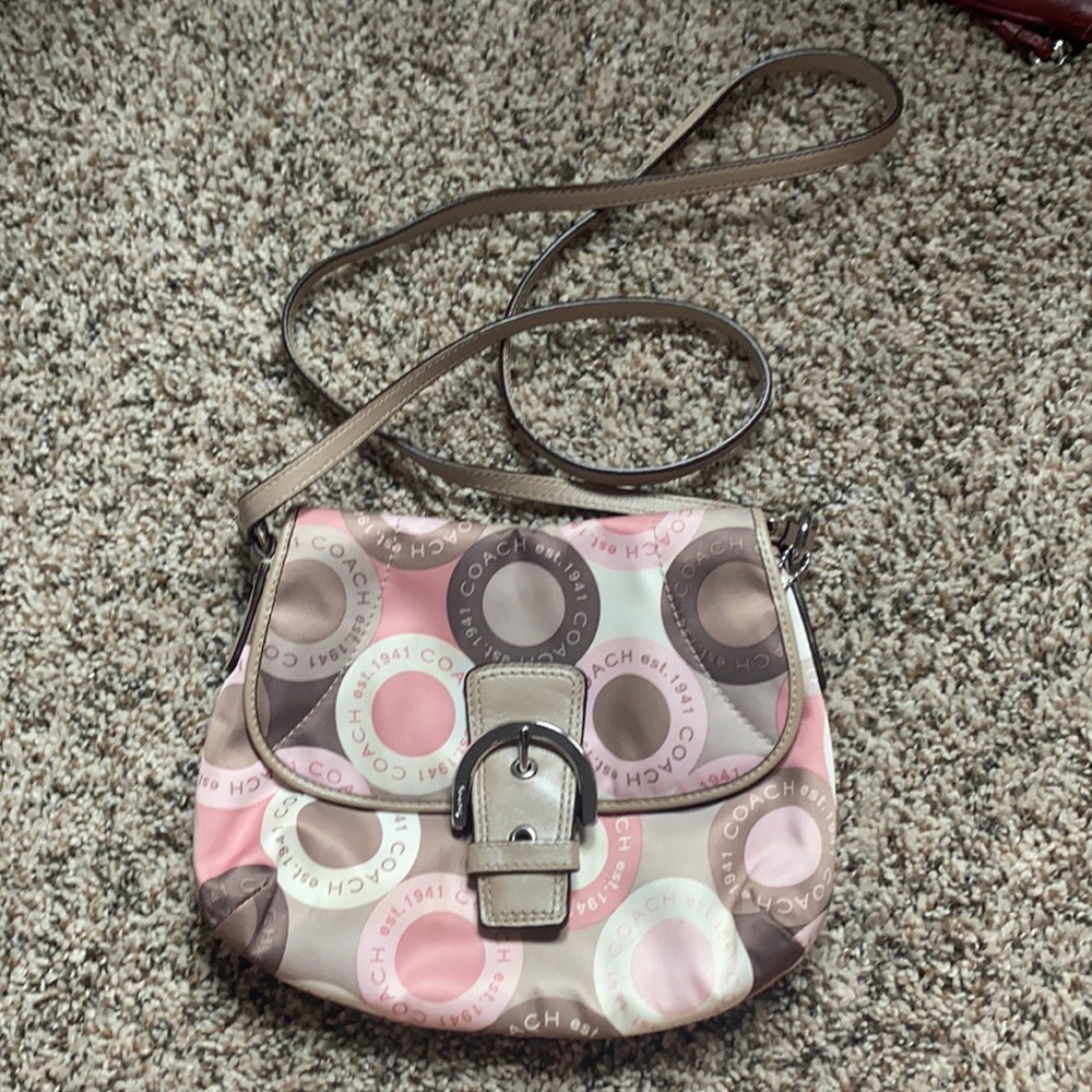 Coach cross body purse